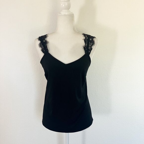 Buckle Willow and Root Black Lace Cami Top Size Large - Picture 1 of 8